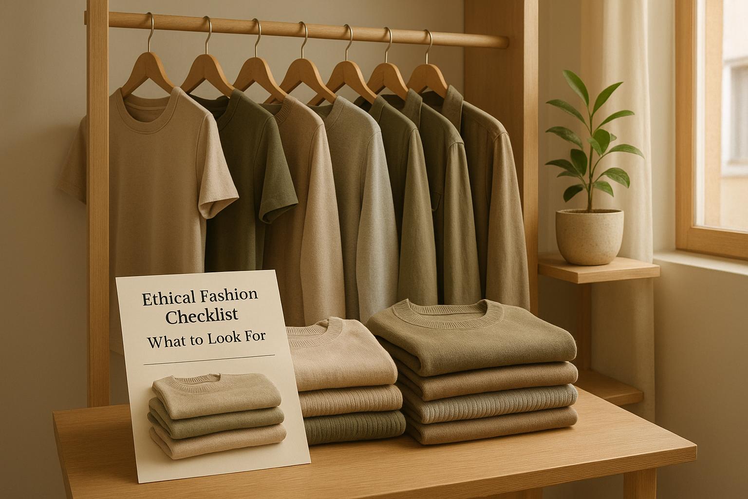 Ethical Fashion Checklist: What to Look For